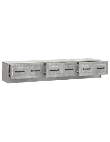 Mobile TV con cassetto Grigio Cemento 147 x 34,5 x 27 cm