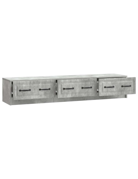 Mobile TV con cassetto Grigio Cemento 147 x 34,5 x 27 cm