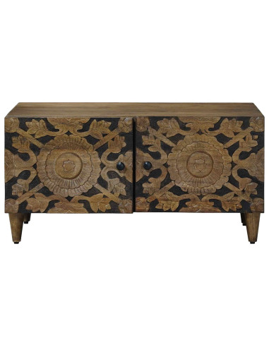 Tavolino da salotto Marrone 80 x 50 x 40 cm