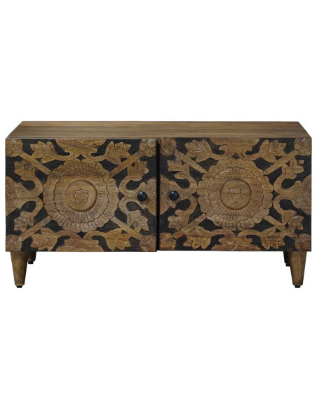 Tavolino da salotto Marrone 80 x 50 x 40 cm