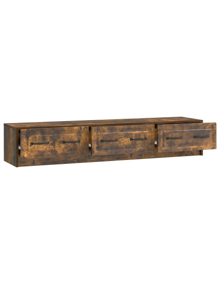 Mobile TV Rovere Fumo 147 x 34,5 x 27 cm Legno ingegnerizzato