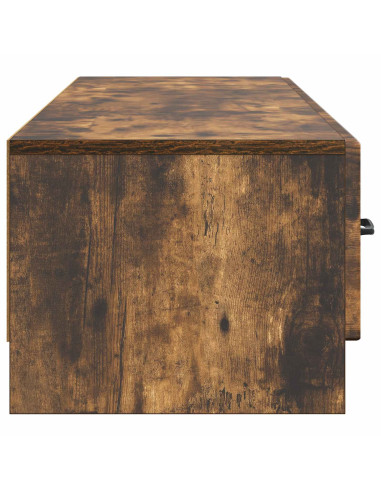 Mobile TV Rovere Fumo 147 x 34,5 x 27 cm Legno ingegnerizzato
