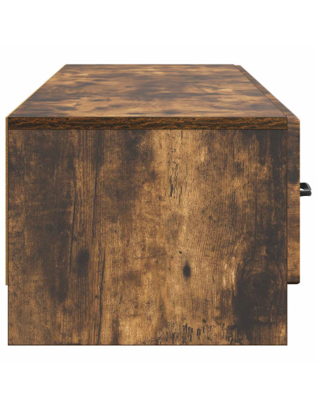 Mobile TV Rovere Fumo 147 x 34,5 x 27 cm Legno ingegnerizzato