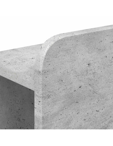 Telaio del letto con storage Grigio Cemento 100 x 200 cm
