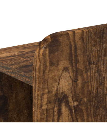 Telaio del letto con storage Rovere Fumo 90 x 200 cm