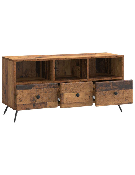 Mobile TV Legno antico 102 x 34,5 x 50 cm Legno ingegnerizzato