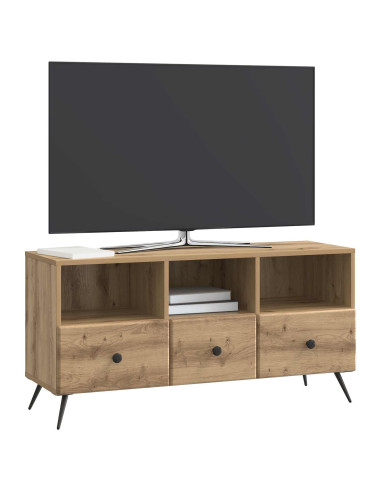 Mobile TV con cassetto Rovere Artigianale 102 x 34,5 x 50 cm