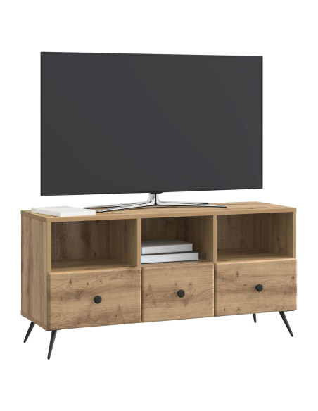 Mobile TV con cassetto Rovere Artigianale 102 x 34,5 x 50 cm