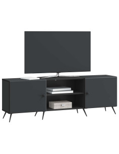 Mobile TV Nero 150 x 31 x 50 cm Legno ingegnerizzato 2