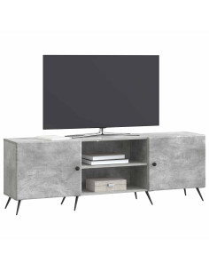 Mobile TV Grigio Cemento 150 x 31 x 50 cm Legno ingegnerizzato 2
