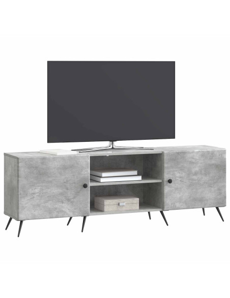 Mobile TV Grigio Cemento 150 x 31 x 50 cm Legno ingegnerizzato