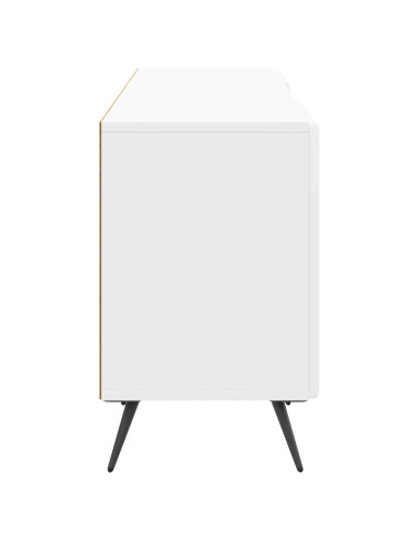 Mobile TV Bianco Lucido 150 x 31 x 50 cm Legno ingegnerizzato