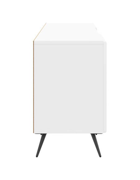 Mobile TV Bianco Lucido 150 x 31 x 50 cm Legno ingegnerizzato