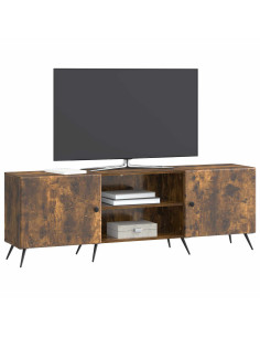 Mobile TV Rovere Fumo 150 x 31 x 50 cm Legno ingegnerizzato 2