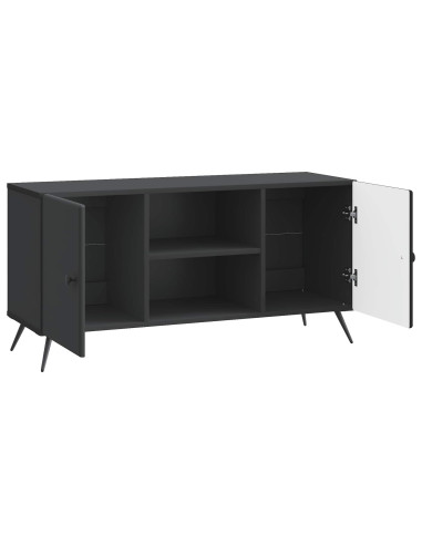 Mobile TV Nero 102 x 34,5 x 50 cm Legno ingegnerizzato