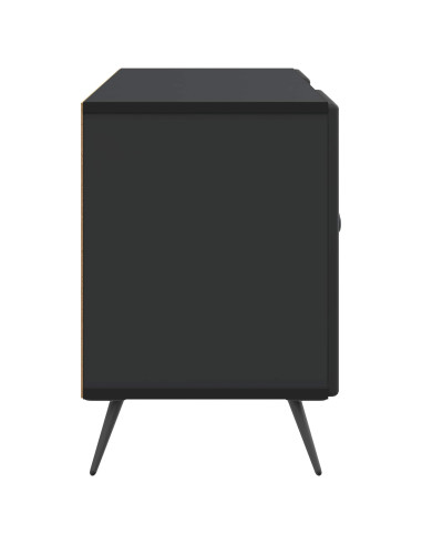 Mobile TV Nero 102 x 34,5 x 50 cm Legno ingegnerizzato