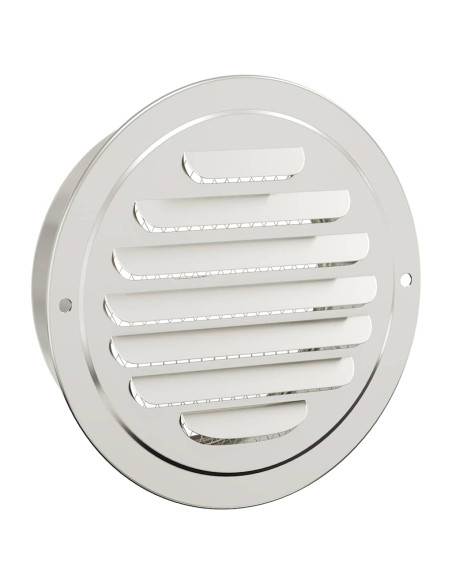 Coperture per ventilazione d'aria 4 pcs Argento 125 mm