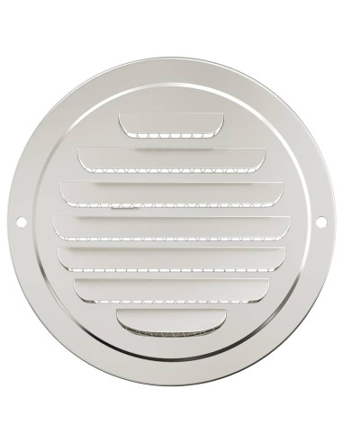 Coperture per ventilazione d'aria 4 pcs Argento 125 mm