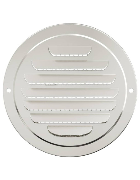 Coperture per ventilazione d'aria 4 pcs Argento 125 mm