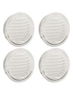Coperture per ventilazione d'aria 4 pcs Argento 150 mm 2
