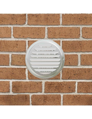 Coperture per ventilazione d'aria 4 pcs Argento 150 mm