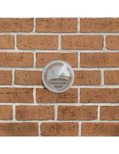 Coperture per ventilazione d'aria 8 pcs Argento 80 mm