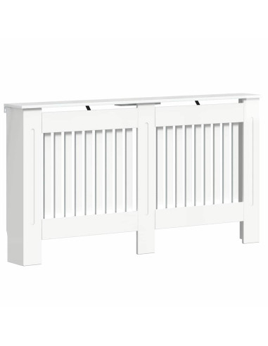 Copertura per radiatori Bianco Lucido 152 x 19 x 81,5 cm