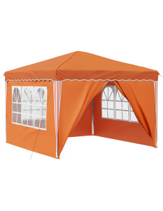 Tenda per feste a pop-up Arancione 288 x 288 x 245 cm 2