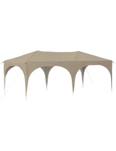 Tenda per feste a pop-up Crema 575 x 288 x 245 cm 2