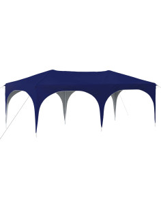 Tenda per feste a pop-up Blu 575 x 288 x 245 cm Tessuto Oxford 2