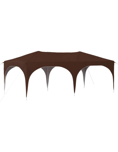 Tenda per feste a pop-up Marrone 575 x 288 x 245 cm