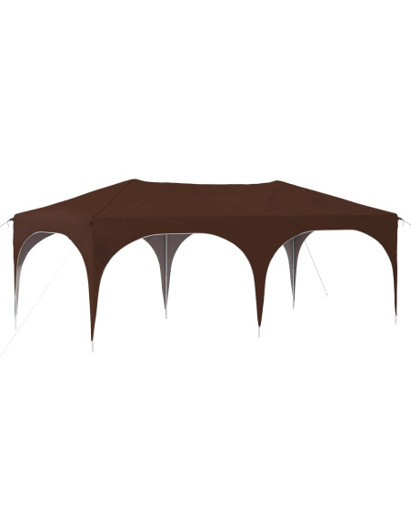 Tenda per feste a pop-up Marrone 575 x 288 x 245 cm
