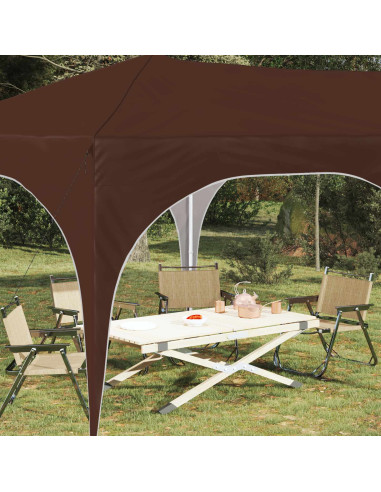 Tenda per feste a pop-up Marrone 575 x 288 x 245 cm