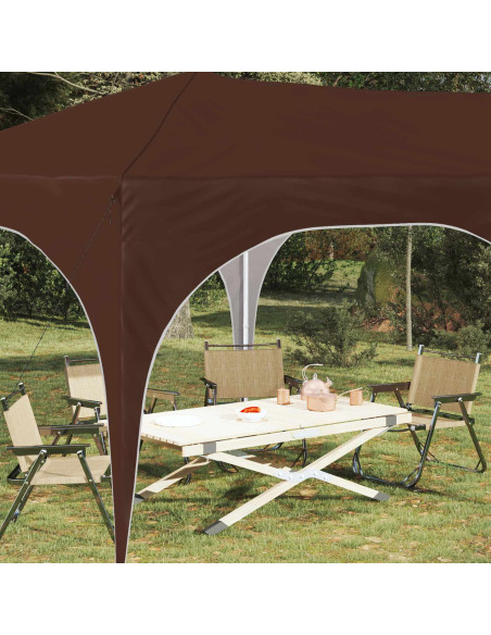Tenda per feste a pop-up Marrone 575 x 288 x 245 cm