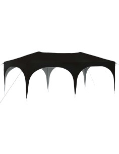 Tenda per feste a pop-up Nero 575 x 288 x 245 cm Tessuto Oxford 2