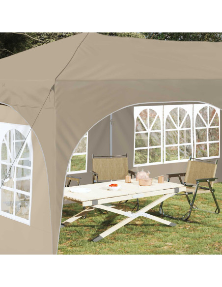 Tenda per feste a pop-up Crema 575 x 288 x 245 cm