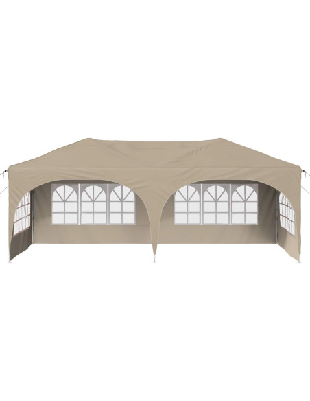 Tenda per feste a pop-up Crema 575 x 288 x 245 cm