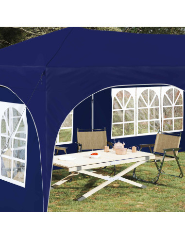 Tenda per feste a pop-up Blu 575 x 288 x 245 cm Tessuto Oxford