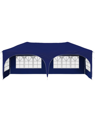Tenda per feste a pop-up Blu 575 x 288 x 245 cm Tessuto Oxford
