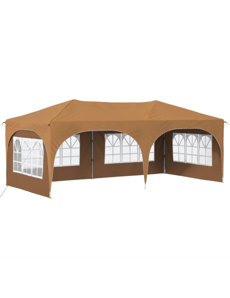 Tenda per feste a pop-up Beige 575 x 288 x 245 cm