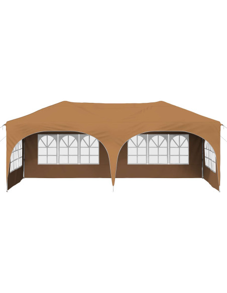 Tenda per feste a pop-up Beige 575 x 288 x 245 cm