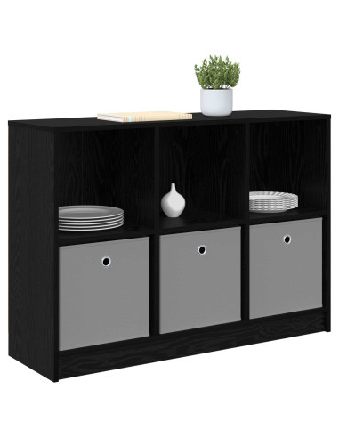 Credenza con cassetto Rovere Nero 102 x 32 x 73,5 cm