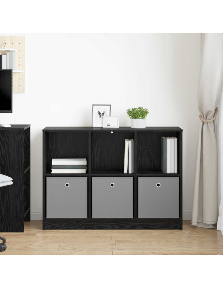 Credenza con cassetto Rovere Nero 102 x 32 x 73,5 cm
