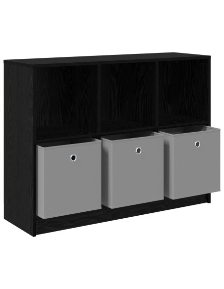 Credenza con cassetto Rovere Nero 102 x 32 x 73,5 cm