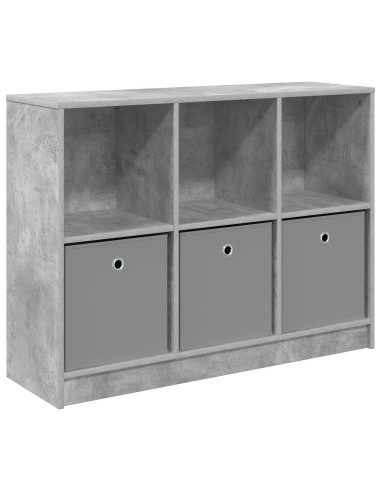 Credenza con cassetto Grigio cemento 102 x 32 x 73,5 cm