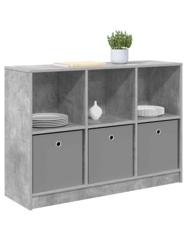 Credenza con cassetto Grigio cemento 102 x 32 x 73,5 cm