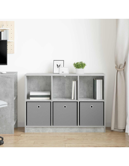 Credenza con cassetto Grigio cemento 102 x 32 x 73,5 cm