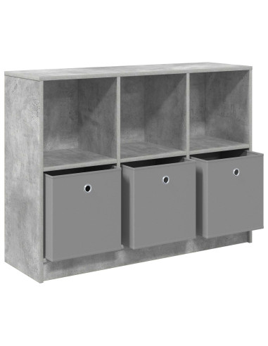 Credenza con cassetto Grigio cemento 102 x 32 x 73,5 cm