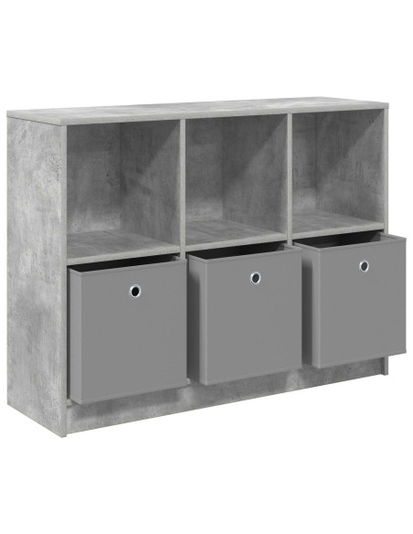 Credenza con cassetto Grigio cemento 102 x 32 x 73,5 cm