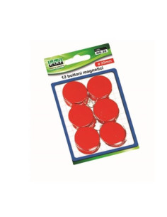 CF12 BOTTONI MAGN.ROSSO 30 MM BLIST 2